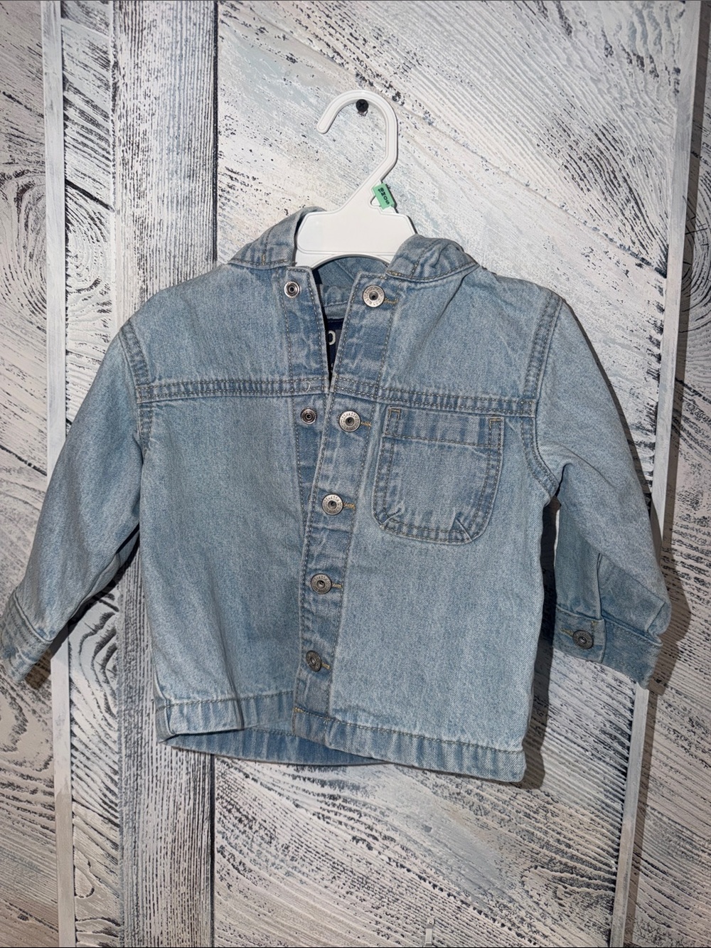 OshKosh B'gosh Light Blue Hooded Denim Jacket